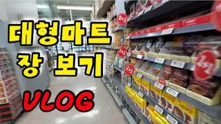 대형마트에서 저녁 장보기 브이로그 / 식료품 사기 생필품 사기/ shopping in korea