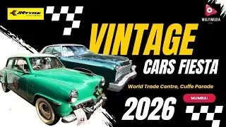 Vintage Car Fiesta 2026 | Word Trade Centre | Cuffe Parade #mumbai #vintage #vintagecars #vlog