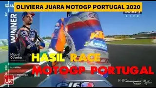 Hasil Race MotoGP PORTUGAL 2020 Hari ini ~ M OLIVIERA JUARA MORBIDELLI Runer UP | Motogp2020 TERBARU