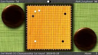 Liao Yuanhe (white) vs Park Junghwan 박정환 (black)