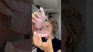 PINK SETTING POWDER IS ELITE💓🎀🍓🫧🫦 #onesize #pinksettingpowder #settingpowder #makeuptips