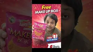 Free Make Up Box!! #shorts #ytshorts #unboxingasmr #unboxing #food #snacks