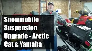Snowmobile suspension upgrade - installing 