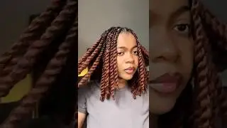 My recent colored kinky twist 🥰