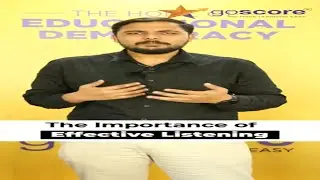 Mastering Effective Listening: A Key to Academic Success | GoScore Learning #effectivelistening