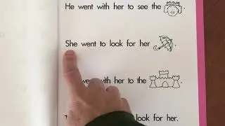 ISight word sentences her went with Fetzer B2-18