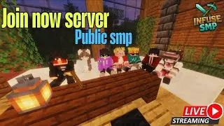 MINECRAFT LIVE PUBLIC SMP 24/7 ONLINE | JAVA & BEDROCK / POCKETEDITION D#minecraft #live