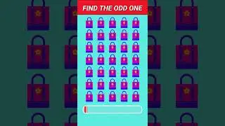 Can you REALLY Pick the ODD One Out in Just 20 seconds?