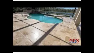 Travertine Paver Pool Deck Drainage Problem Resolved!