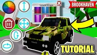 HOW TO GET *NEW PROP FEATURES & USE THEM + NEW CAR WRAPS* BROOKHAVEN RP ROBLOX 🤯🤩
