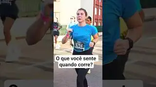 O que voc&ecirc; sente quando corre? Comente!#vaitavares