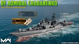 Modern Warships : RF Admiral Chabanenko Destroyer in Event Gacha || New Russian Destroyer || MW