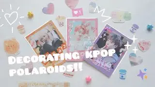 First time decorating polaroids!! | Polco decoration | Decorate polaroids with me #1