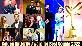 Best Series Couple Award at the Golden Butterfly Award 2022 | Urdu/Hindi | English Subs