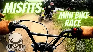 The Minibike Misfits race at the Born to Ride Motofest. predator 212cc racing.