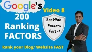 Google's Back-link Factors 2021 -Part 1 👉Google Ranking Factors 2021
