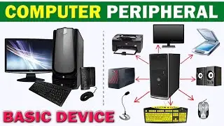 Computer Peripherals & Devices Examples, Types & Uses | INPUT |OUTPUT | STOREGE | BY PUNEET  SIR