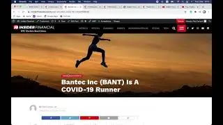 Insider Financial Talks #Pennystocks #BANT #CWSFF #IDEX #TTOO
