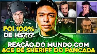 REA&Ccedil;&Atilde;O do MUNDO COM o PANCADA FAZENDO ACE de SHERIFF! (ele tem a melhor mira!)