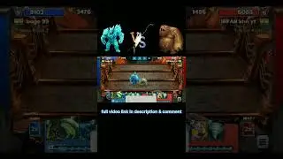 Biggest ice elemental in castle crush |  friendly battle #shorts #castlecrushgameplay #youtube