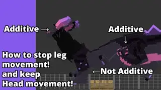 How to stop Vanilla Leg animations in Customizable Player Models Mod for Minecraft!