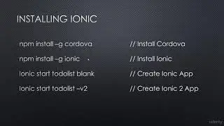 Learn Best Five Mobile App Frameworks By Building Projects : Ionic Overview