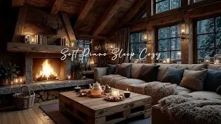 Cozy Winter Piano Music ❄️ Relaxing & Peaceful Christmas Piano for Sleep & Study