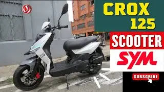 🔴SCOOTER SYM CROX 125 2024/Descripción general/Precio/Ficha técnica #sym #scooter #crox