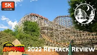 Alabama Rampage 2022 Retrack Review 5K | Coaster Habitat | Alabama Adventure