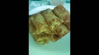 cheese burger rolls: crispy cheesy spring rolls. #springrollsrecipe