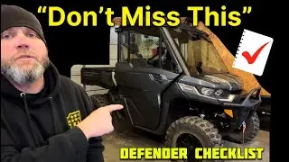  Can Am Defender Routine Maintenance Checklist ☑️