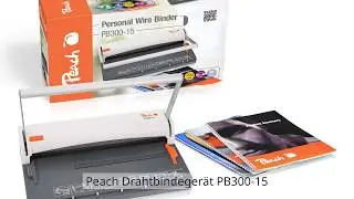 Anleitungsvideo Peach Bindeger&auml;t PB300-15