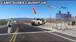 Crossing The Area 51 Line! (I GOT CAUGHT)