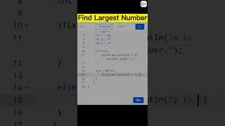 Find Largest Number among Three Numbers in Java | Largest number in java | 