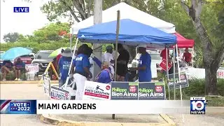 Voters come out to 23 sites for early voting in Miami-Dade County