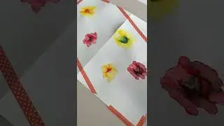 #MixedMedia Blumenmotive auf Transparentpapier