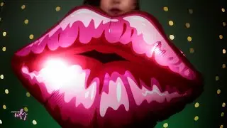 Foil Lips Balloon ASMR 💋 Crinkle Overload | Inflate & Deflate (No Talking)