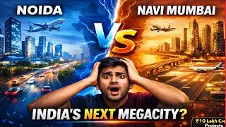 Noida Vs Navi Mumbai NEXT MEGACITY ❓a comparison between noida Vs Navi Mumbai MEGACITY Race😯❗