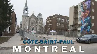 Montreal C&ocirc;te-Saint-Paul Walking Tour - Around Monk Boulevard - December 2021
