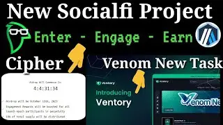 Venom Wallet Testnet New Task || Cipher Confirmed Airdrop