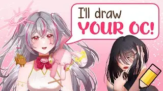 Drawing YOUR OCs!【VtuberEn Art Stream】#shortsfeed