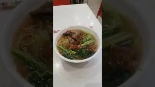 Beef brisket noodle soup in North Sydney