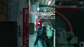 Preventive maintenance on a 9K Amada Fiber Laser
