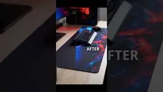 Custom XXXX Large Mouse Pad Transformation | Before & After Desk Setup Upgrade