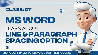 Line and Paragraph Spacing Option in MS Word | Class 07 | Urdu/Hindi