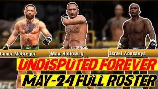 UFC Undisputed Forever Roster - May 2024