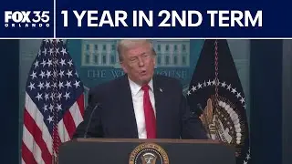 President Donald Trump: Reflecting on year one of his second term