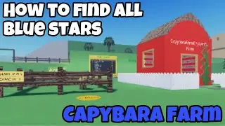 How to find all blue stars for Quest 4 in Roblox Capybara Farm