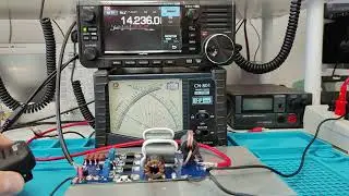 Плата линейного ВЧ-усилителя для мобильных/портативных/QRP-устройств 12 В, диапазон частот 1,8-30 МГц, IRF510