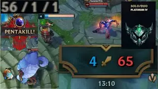 RIOT FIX THIS- HOW THIS RYZE GOT 56/1/1 AND DIAMOND RANK